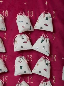 24 Pochons Pour Calendrier De L'Avent Beige / Multicolore - Vertbaudet -Vertbaudet Magasin 24 pochons pour calendrier de lavent 4
