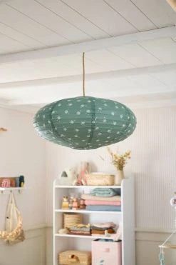 Abat-jour Pour Suspension Boule En Papier Vert - Vertbaudet -Vertbaudet Magasin abat jour pour suspension boule en papier 4