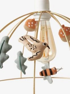 Abat-jour Pour Suspension Cage à Oiseau MA CABANE Gold - Vertbaudet -Vertbaudet Magasin abat jour pour suspension cage a oiseau ma cabane 4