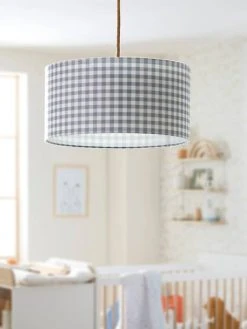 Abat-jour Pour Suspension Vichy Bleu - Vertbaudet -Vertbaudet Magasin abat jour pour suspension vichy 2