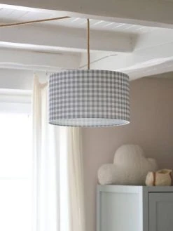 Abat-jour Pour Suspension Vichy Bleu - Vertbaudet -Vertbaudet Magasin abat jour pour suspension vichy 3