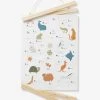 Affiche Abécédaire MINI ZOO Beige - Vertbaudet