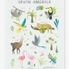 Affiche Animaux D'Amérique Du Sud Living Earth LILIPINSO Multicolore - Lilipinso -Vertbaudet Magasin affiche animaux damerique du sud living earth lilipinso