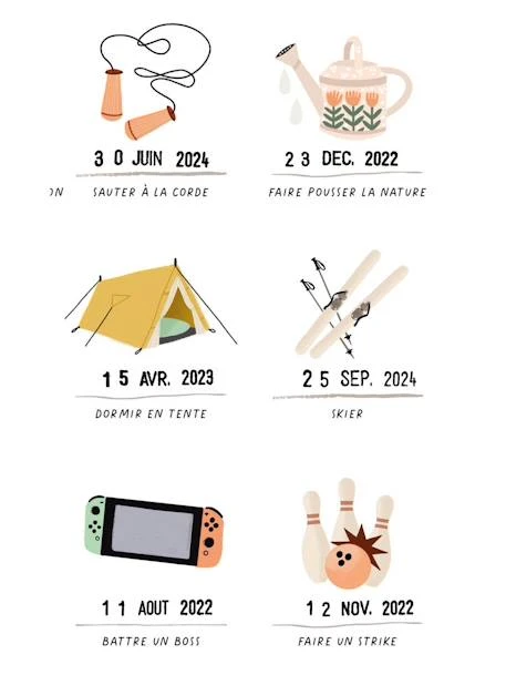 Affiche Moi Je Sais LES PETITES DATES Blanc - Les Petites Dates 5 Affiche Moi Je Sais LES PETITES DATES Blanc - Les Petites Dates – Image 3