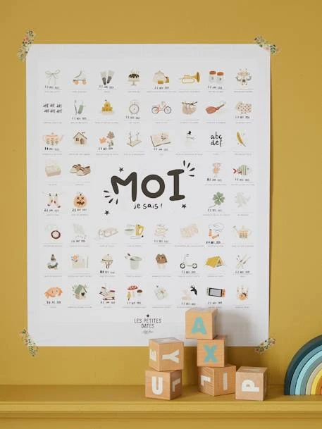 Affiche Moi Je Sais LES PETITES DATES Blanc - Les Petites Dates 6 Affiche Moi Je Sais LES PETITES DATES Blanc - Les Petites Dates – Image 4