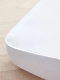 Alèse/drap Housse Résistant En Tencel Toucher Doux Blanc - Vertbaudet -Vertbaudet Magasin alesedrap housse resistant en tencel toucher doux 2