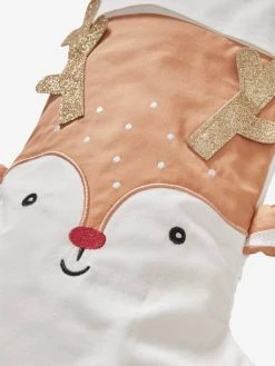 Chaussette De Noël Personnalisable Renne Blanc - Vertbaudet -Vertbaudet Magasin chaussette de noel personnalisable renne 2
