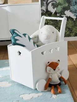 Coffre De Rangement Avec Roulettes LIGNE SIRIUS Blanc - Vertbaudet -Vertbaudet Magasin coffre de rangement avec roulettes ligne sirius 2