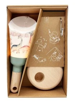 Coffret Lampe Nomade 5 En 1 Dinosauria MAISON POLOCHON Vert Sauge - Polochon -Vertbaudet Magasin coffret lampe nomade 5 en 1 dinosauria maison polochon 3