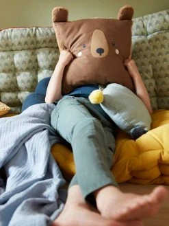 Coussin Carré Ourson Brun - Vertbaudet 13 Coussin Carré Ourson Brun - Vertbaudet -Vertbaudet Magasin coussin carre ourson 5