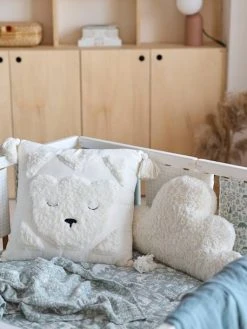 Coussin Nuage En Sherpa Ecru - Vertbaudet -Vertbaudet Magasin coussin nuage en sherpa 3