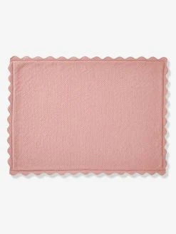 Couverture Bébé Tricot Point De Riz En Coton Rose - Vertbaudet -Vertbaudet Magasin couverture bebe tricot point de riz en coton 2