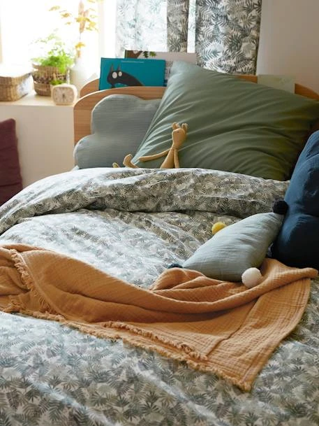 Couverture En Gaze De Coton Bio Caramel - Vertbaudet 4 Couverture En Gaze De Coton Bio Caramel - Vertbaudet – Image 2