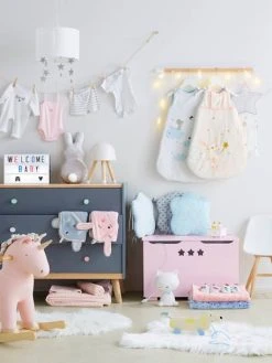 Couverture En Microfibre Imprimée étoiles Gris Clair - Vertbaudet -Vertbaudet Magasin couverture en microfibre imprimee etoiles 5