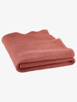 Couvre-lit Nid D'abeille Gaufrette Bleu Vert - Vertbaudet -Vertbaudet Magasin couvre lit nid dabeille gaufrette 4