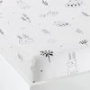Drap Housse Bébé FORET MAGIQUE Blanc / Noir - Vertbaudet -Vertbaudet Magasin drap housse bebe foret magique