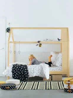 Drap-housse Enfant ATTRAPE-COEUR Imprimé Pois - Vertbaudet -Vertbaudet Magasin drap housse enfant attrape coeur 3