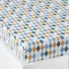 Drap-housse Enfant CHEVALIER Imprimé Losanges - Vertbaudet