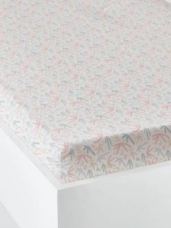 Drap-housse Enfant OCÉANE écru / Multicolore - Vertbaudet