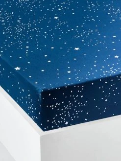 Drap-housse Enfant OURS POLAIRE Bleu Foncé - Vertbaudet