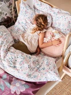 Drap-housse Enfant VICTORIA écru / Multicolore - Vertbaudet -Vertbaudet Magasin drap housse enfant victoria 2