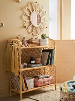 Etagère Bibliothèque Rotin 3 Niveaux Eden Naturel - Vertbaudet -Vertbaudet Magasin etagere bibliotheque rotin 3 niveaux eden 3