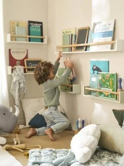 Etagère Large LIGNE CONFETTI Blanc - Vertbaudet 9 Etagère Large LIGNE CONFETTI Blanc - Vertbaudet -Vertbaudet Magasin etagere large ligne confetti 3