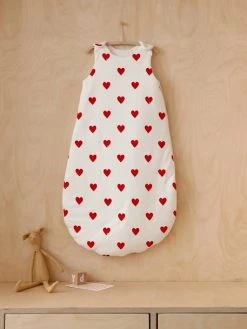 Gigoteuse Bébé Sans Manches Imprimé Coeurs PETIT BATEAU Blanc Imprimé Coeur - Petit Bateau -Vertbaudet Magasin gigoteuse bebe sans manches imprime coeurs petit bateau 2