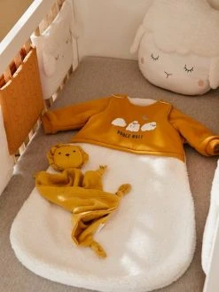 Gigoteuse Manches Amovibles Bi-matière PETIT MOUTON Miel / écru - Vertbaudet -Vertbaudet Magasin gigoteuse manches amovibles bi matiere petit mouton 4