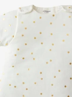 Gigoteuse Manches Amovibles GREEN FOREST écru / Pois Doré - Vertbaudet -Vertbaudet Magasin gigoteuse manches amovibles green forest 3