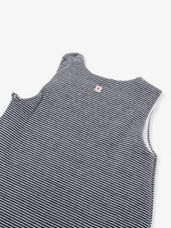 Gigoteuse Marinière En Velours De Coton Bio PETIT BATEAU Marine - Petit Bateau -Vertbaudet Magasin gigoteuse mariniere en velours de coton bio petit bateau 3