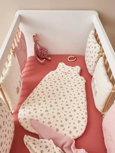 Gigoteuse Sans Manches En Gaze De Coton Personnalisable GRENIER écru / Multicolore - Vertbaudet 4 Gigoteuse Sans Manches En Gaze De Coton Personnalisable GRENIER écru / Multicolore - Vertbaudet – Image 2