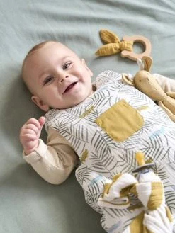 Gigoteuse Sans Manches En Gaze De Coton TREK Oeko-Tex® Blanc Imprimé - Vertbaudet -Vertbaudet Magasin gigoteuse sans manches en gaze de coton trek oeko tex 2