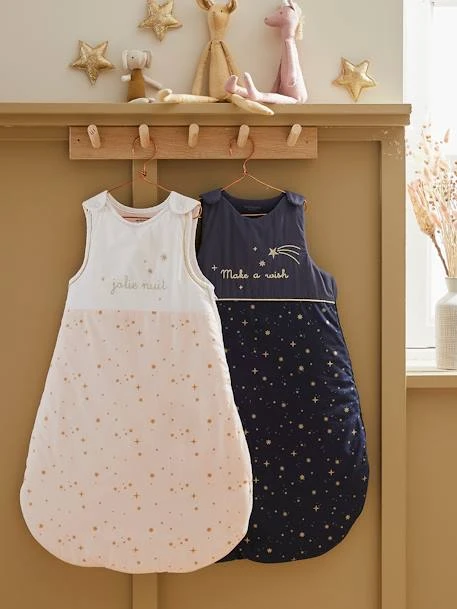 Gigoteuse Sans Manches MAKE A WISH Marine / Doré - Vertbaudet 5 Gigoteuse Sans Manches MAKE A WISH Marine / Doré - Vertbaudet – Image 3