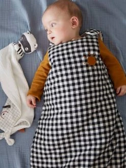 Gigoteuse Sans Manches MINI ZOO Noir / Blanc - Vertbaudet -Vertbaudet Magasin gigoteuse sans manches mini zoo 2