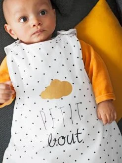 Gigoteuse Sans Manches PETIT BOUT Blanc Imprimé - Vertbaudet -Vertbaudet Magasin gigoteuse sans manches petit bout 2