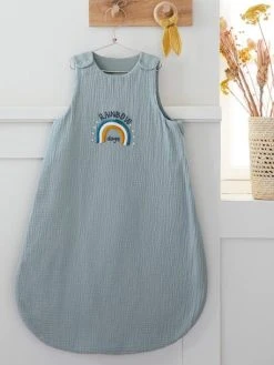 Gigoteuse Spéciale été En Gaze De Coton Bio* RAINBOW Bleu - Vertbaudet -Vertbaudet Magasin gigoteuse speciale ete en gaze de coton bio rainbow 2