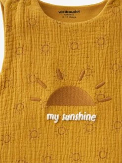 Gigoteuse Spéciale été En Gaze De Coton Bio* SOLEIL Ocre - Vertbaudet -Vertbaudet Magasin gigoteuse speciale ete en gaze de coton bio soleil 2
