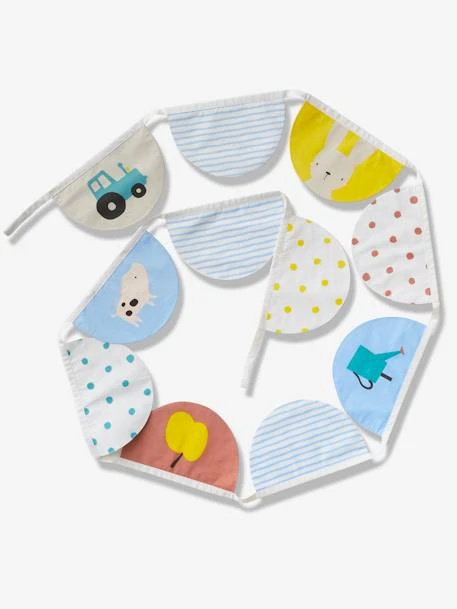 Guirlande Fanions A La Ferme Multicolore - Vertbaudet 5 Guirlande Fanions A La Ferme Multicolore - Vertbaudet – Image 3