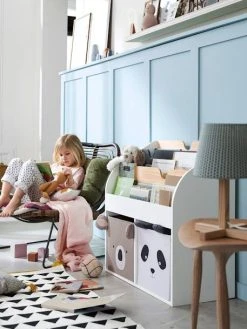 Lot De 2 Bacs En Tissu Panda Koala Beige - Vertbaudet -Vertbaudet Magasin lot de 2 bacs en tissu panda koala 4