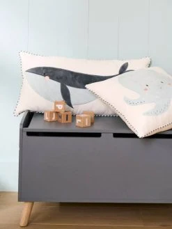 Lot De 2 Coussins SOUS L'OCÉAN Bleu - Vertbaudet -Vertbaudet Magasin lot de 2 coussins sous locean 5