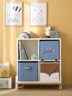 Lot De 3 Bacs De Rangement Baby Fox Lot Bleu - Vertbaudet -Vertbaudet Magasin lot de 3 bacs de rangement baby fox 4