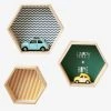 Lot De 3 étagères Hexagones Enfant Bois/multicolore - Vertbaudet -Vertbaudet Magasin lot de 3 etageres hexagones enfant
