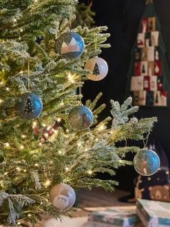 Lot De 6 Boules De Noël Contes De La Forêt Vert - Vertbaudet -Vertbaudet Magasin lot de 6 boules de noel contes de la foret 4