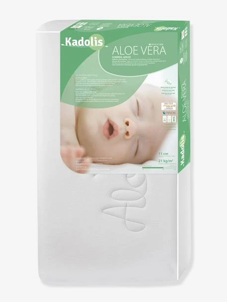 Matelas Bébé Aloe Vera 60x120 Cm KADOLIS Blanc - Kadolis 3 Matelas Bébé Aloe Vera 60x120 Cm KADOLIS Blanc - Kadolis