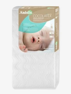 Matelas Bébé Coco Latex 60x120 Cm KADOLIS Blanc - Kadolis