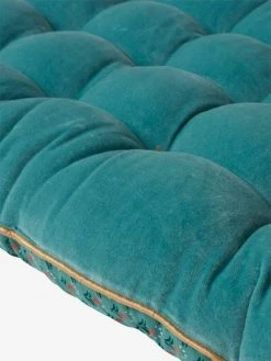 Matelas De Sol Velours Eden India Vert / Rose - Vertbaudet -Vertbaudet Magasin matelas de sol velours eden india 4
