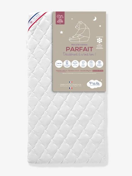 Matelas Parfait Déhoussable 60x120 Cm P'TIT LIT Blanc - P'tit Lit 3 Matelas Parfait Déhoussable 60x120 Cm P'TIT LIT Blanc - P'tit Lit