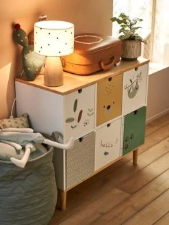 Meuble 6 Bacs Jungle Blanc - Vertbaudet -Vertbaudet Magasin meuble 6 bacs jungle 3