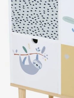 Meuble 6 Bacs Jungle Blanc - Vertbaudet -Vertbaudet Magasin meuble 6 bacs jungle 4